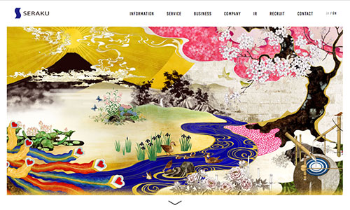 分享一系列日式风格的精美网站设计，视觉交互效果都很棒！
